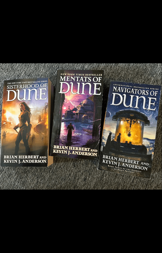 Schools of Dune trilogy (mass market paperback)