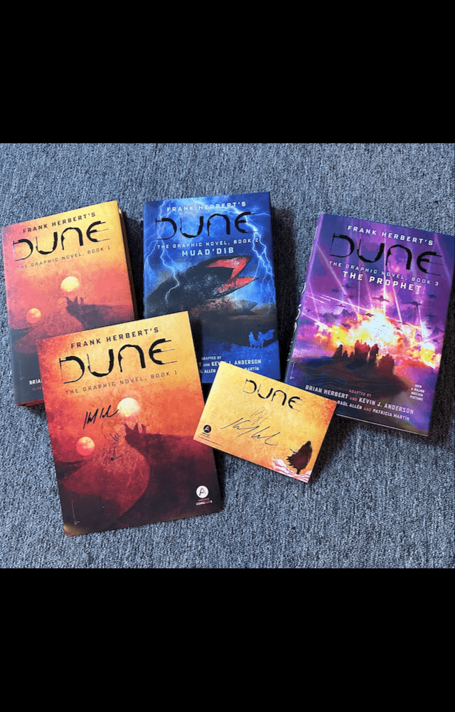 DUNE graphic novel 3 volume set