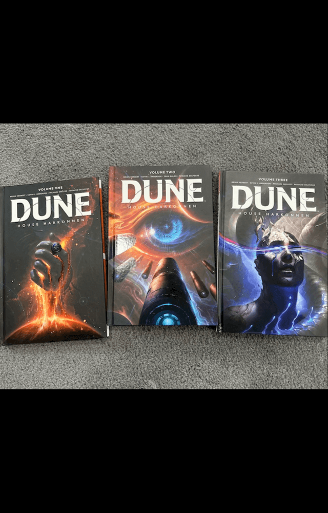 Dune: House Harkonnen comics 3 volume set