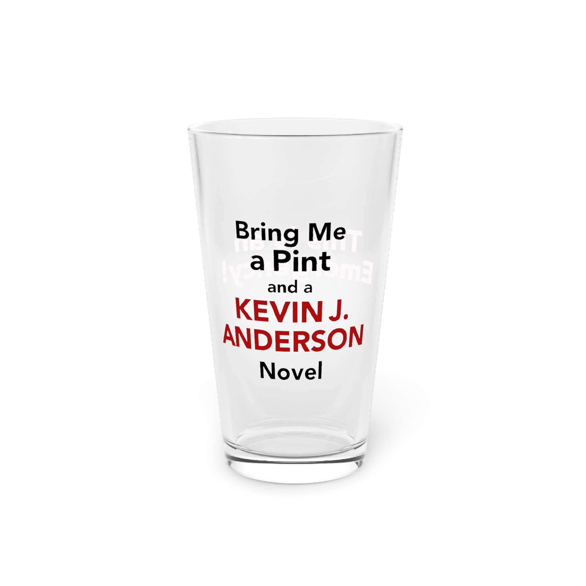 Kevin J. Anderson Pint Glass, 16oz